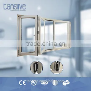 Aluminum Profile Prefabricated New Design Folding Accordion Windows thumbnail-1