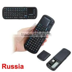 Russian Wireless Bluetooth Keyboard With Touchpad For Smart TV/Notebook/Tablet PC/Google TV Box/Projector thumbnail-4