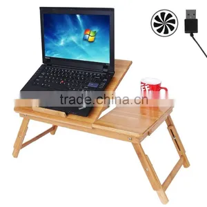 Hight Quality Products Hot Selling Bamboo Portable Laptop Desk From China thumbnail-5