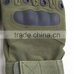 Military Half Finger Gloves With Hard Kunckle Black Tan Olive Green thumbnail-1