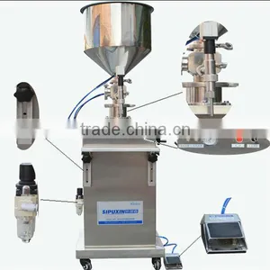 SPX-Stable Semi Automatic Paste Filling Machinefor Cosmetic Cream thumbnail-1