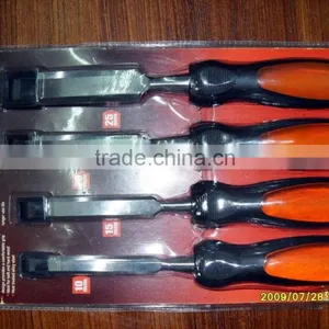 European Type Woodworking CarvingChisel With 2 Color Plastic Handle thumbnail-1