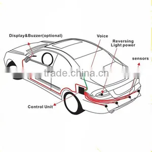 2015 6 Sensors Car Rear Parking Sensor With LED Display thumbnail-5