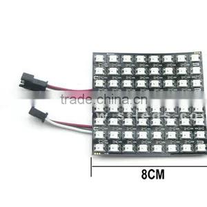 Led Matrix 8x8 ,DC5V APA102/ws2812b Full Color Micro Led Dot Matrix Display Screen thumbnail-1