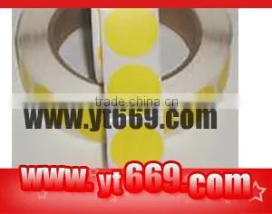 Small Round Yellow Printing Adhesive Stickers thumbnail-1