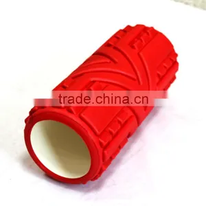 Professional EVA Arrow Carved Hollow Core Foam Roller Tetured Deep -tissue Massage Roller Yoga Fitness Roller thumbnail-4