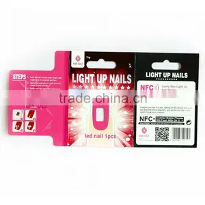 2015 New Style Traditional Artificial Fingernails Light up Nail Stickers for Shiny Acrylic Light Nail Display thumbnail-3