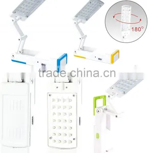 Foldable 28 Led Light With High Power Lead Acid Rechargeable Booking Light 1988 thumbnail-1