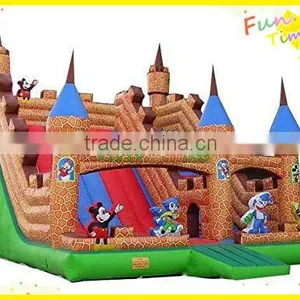 Bounce Small Castle Inflatable Bouncer Manufacturers Cheap Price the Smurfs Bounce Small House thumbnail-2