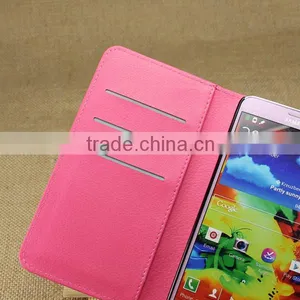 High Quality Leather Holster Card Wallet Folio Stand Flip Case Cover for Samsung GALAXY Note3 N9000 thumbnail-4