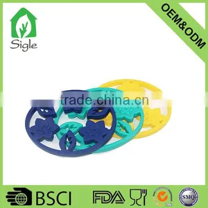 OEM ODM Silicone Dish Drying Mats Dish Bowl Pot Holder Cheap Price thumbnail-2