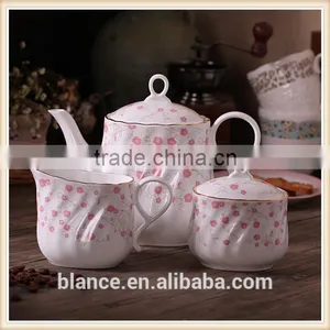 Rose Coffee Set in English Style thumbnail-3