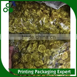 LUREX YARN RIBBON MADE FLOWER FOR DECORATION thumbnail-1
