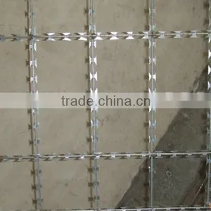 ISO9001 Stainless Steel Spiral Barbed Wire thumbnail-1