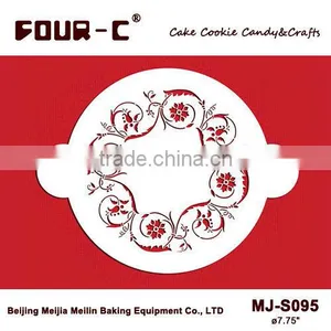 Flower Scroll Cake Top Pattern,cake Stencil,sugar Art Tools thumbnail-1