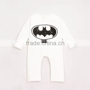 Casual Wear Baby Clothes Cute Christmas Baby White Romper thumbnail-1