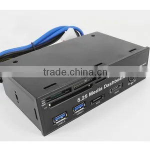 5.25 USB3.0 High Speed Media Dashboard Front Panel PC Multi Card Reader SATA thumbnail-6