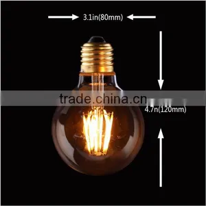 G80 LED Filament Bulb 4W 6W 8W Warm White 2700K Globe LED Light Bulb E27 110V 220V thumbnail-5