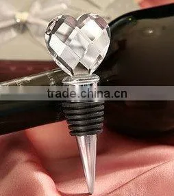 Fashion Heart Shape Crystal Wine Bottle Stopper of Bar thumbnail-1