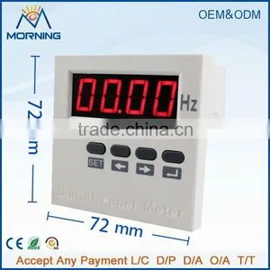 ME-F61J 72*72mm Economy Type LED Display Digital Frequency Meter thumbnail-1