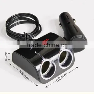 1 to 2 Cgarette Socket With USB thumbnail-2