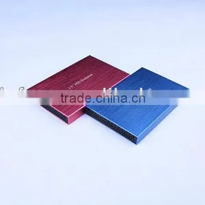 Ultra Thin Sand Blasting USB 2.0 HDD Enclosure 2.5 Inch HDD/SSD External Case thumbnail-1