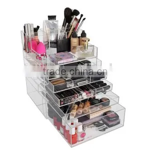 Customize Fashion Clear Multi Drawers Acrylic Makeup Box Cosmetic Makeup Organizer thumbnail-4
