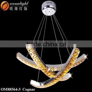 Yellow Light Pendant Light Stars Bright Pendant Lamp LED Crystal Pendant Lights OM9029-2W thumbnail-6