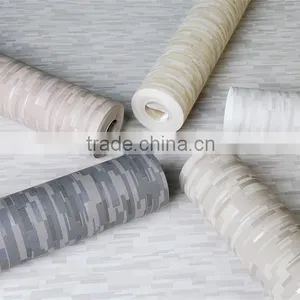 New Non-woven Decorative Silver Mosaic Wallpaper thumbnail-3