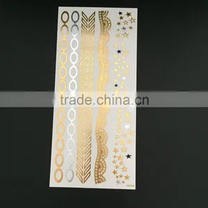 WMT099--Sexy Temporary Bracelet Metallic Tattoo Sticker thumbnail-1