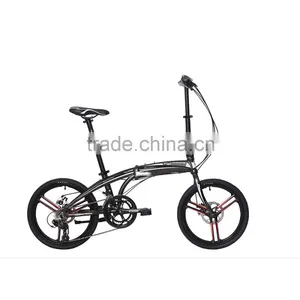 20" Aliumium Alloy Superlight Cheap Folding Bicycle for Wholesale Made in China thumbnail-3