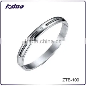 Wholesale Fashion Lady Rhinestone WIA Stainless Steel Bracelet thumbnail-1