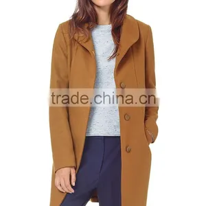 Long Sleeve Button Front High Quality Made in China Coat thumbnail-4