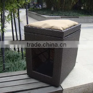 Simple Style Cat Daybed House Rattan Pet Furniture thumbnail-2