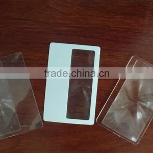 Credit Card Size Magnifier, Plastic Fresnel Lens Magnifier Card thumbnail-3