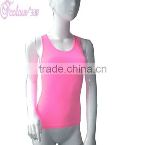 Pink Seamless Tank Top for Women thumbnail-1