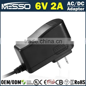 6V 2A Adapter 12W Led Lighting Light Lamp Bulb Strip Flashlight AC DC Power Adapter thumbnail-1