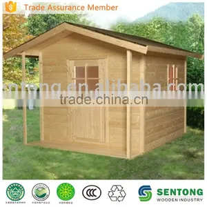 Outdoor Kids Wooden Playhouse thumbnail-1
