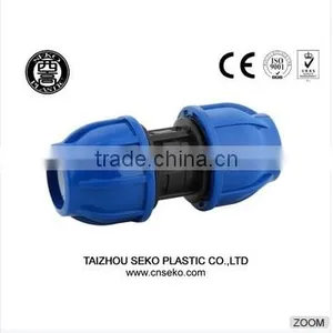 Pn10,pn16 pp Compression Fittings Coupling for Water Supply/ Lowset Price Plastic Pipe Fittings Coupling thumbnail-1