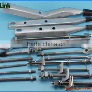 Galvanzied Electric Power Fitting Pole Top Pin thumbnail-3