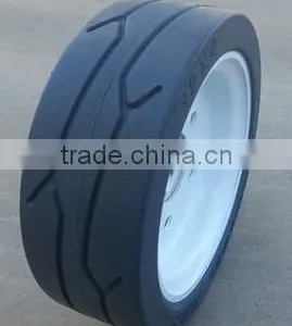 Solid Tire Scissor Lift Wheel for Scissor Lift Elevator Genie,JLG Etc. thumbnail-2
