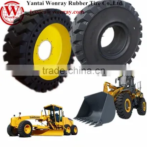 LiuGong Wheel Loader Spare Parts Rubber Solid Wheel thumbnail-1