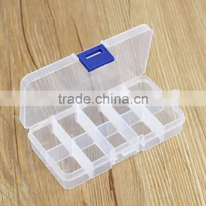 Practical DIY Tools Packaging Box 10 Grids Slots Electronic Spare Part Removable Storage Box thumbnail-2