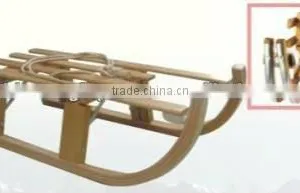 Foldable Wooden Snow Sled---Klappschlitten thumbnail-1