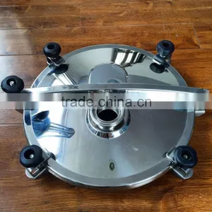 Industrial Stainless Steel Food Production Used Tank Manhole thumbnail-3