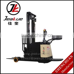 2017 New Product 1.2T Fork Reach Full Electric Stacker thumbnail-2