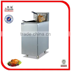 Stainless Steel Vertical Gas Fryer With Temperature-controlled Device GF-2G 0086-136-322-722-89 thumbnail-1