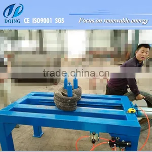 No Need Power! Doubling and Unpacking Machine/tire Cutting Machine Packed Waste Tyres for Storage Space Saving thumbnail-3