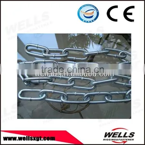 Carbon Steel Long DIN763 Link Chain thumbnail-1