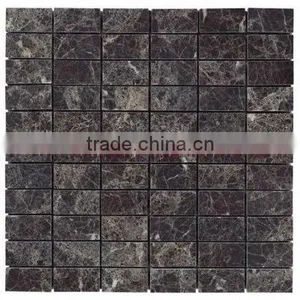 NATURAL BLACK ZEBRA MARBLE MOSAIC TILES thumbnail-2